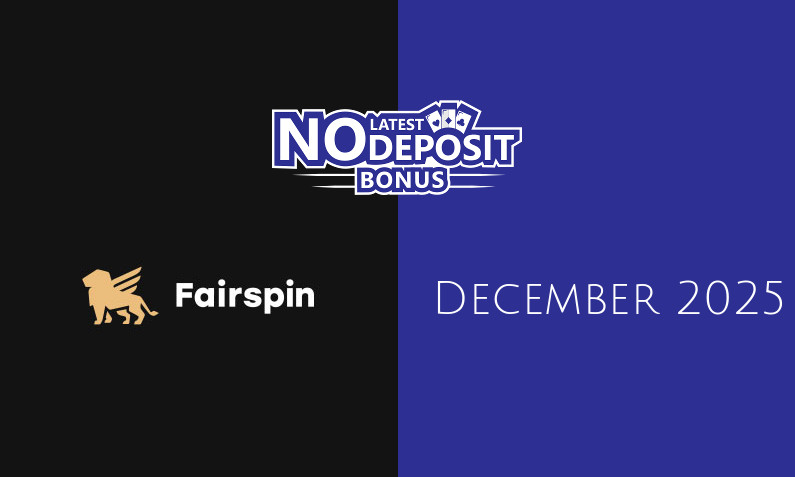 Latest Fairspin no deposit bonus, today 5th of December 2025