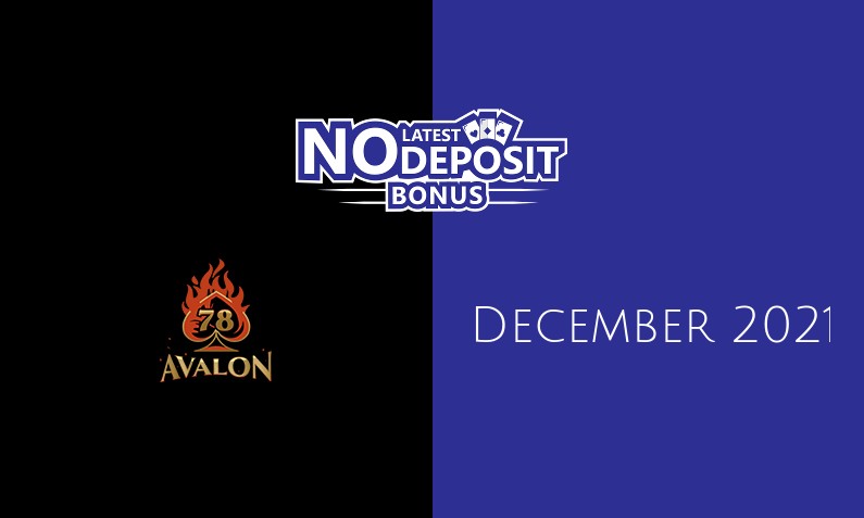Latest no deposit bonus from Avalon78, today 5th of December 2021