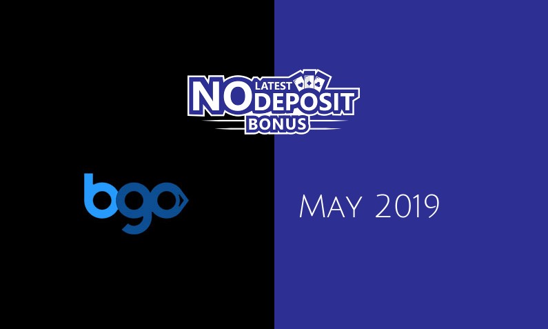 Latest no deposit bonus from Bgo Casino, today 18th of May 2019