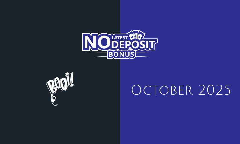Latest no deposit bonus from Booi, today 18th of October 2025