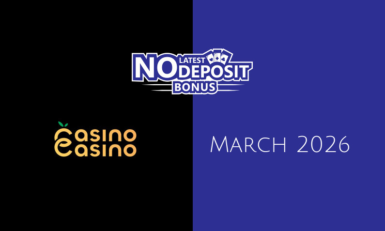 Latest no deposit bonus from CasinoCasino March 2026