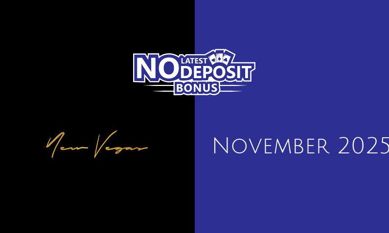 Latest no deposit bonus from NewVegas, today 4th of November 2025