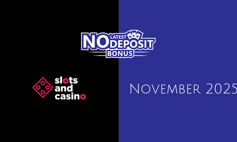 Latest no deposit bonus from SlotsandCasino 2nd of November 2025