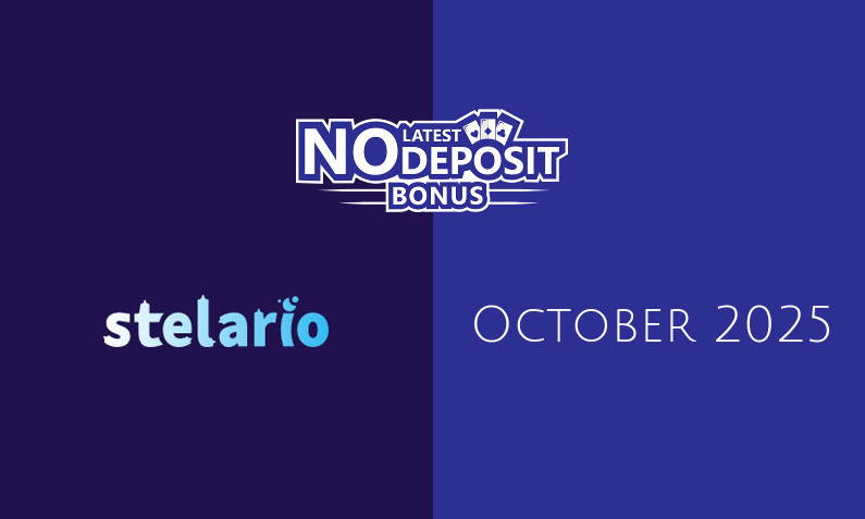 Latest Stelario no deposit bonus- 4th of October 2025