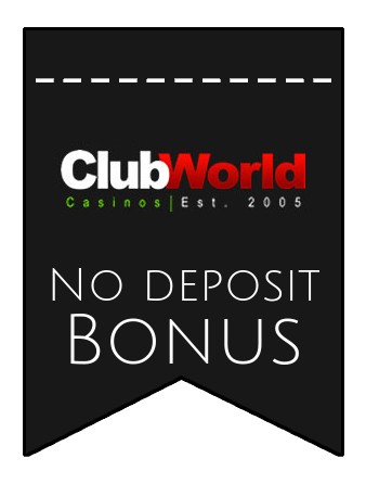 Club World Casino - no deposit bonus CR